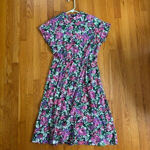 Vintage Via Sant Andrea Floral Dress